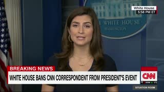 WH Claims CNN Reporter Shouted Questions & Refused To Leave — After Being Asked To Do So Repeatedly