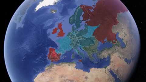 The Napoleonic Wars in 1 minute using Google Earth