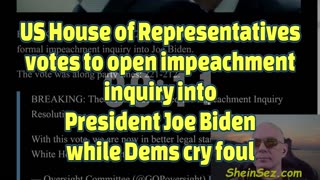 Dems mad after House passes impeachment inquiry resolution in Joe Biden-SheinSez 381