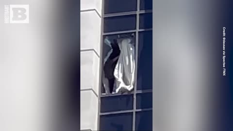 THIS IS NOT STAYING IN VEGAS: Man Throws Furniture Out Hotel Window After Taking Woman Hostage