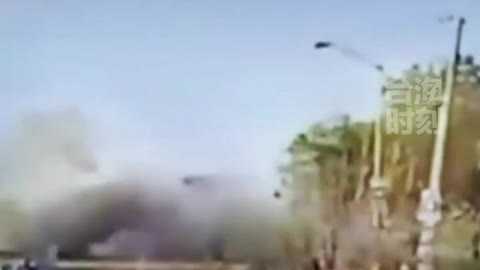 A helicopter crash in Mexico