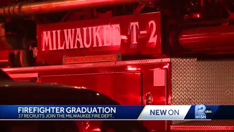 New recruits joining the Milwaukee Fire Department
