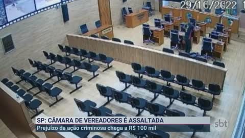Câmara dos vereadores de Ituverava (SP) é assaltada | Primeiro Impacto
