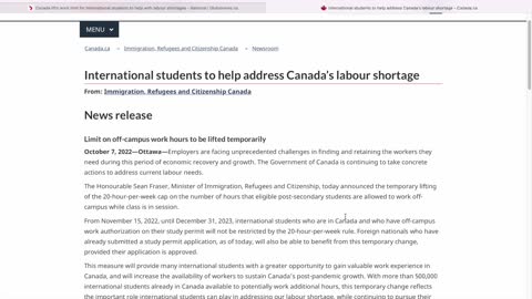 BIG ANNOUNCEMENT for International Students in Canada