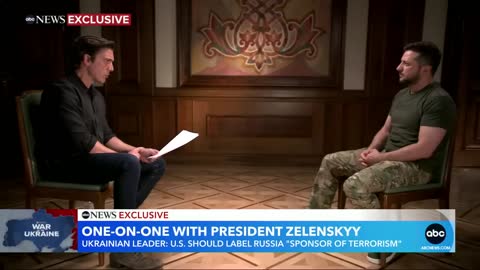 Exclusive interview with President Zelenskyy as Ukraine calls on US l GMA