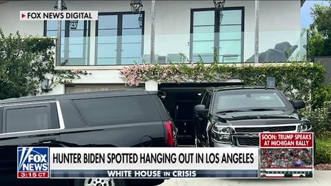 Hunter Biden spotted in LA amid focus on White House