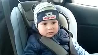 Baby dance in a car