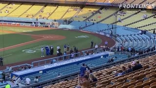 LGBTQ Nuns BOOED By Fans As LA Dodgers Stadium Pride Night Is EMPTY While THOUSANDS PROTEST!