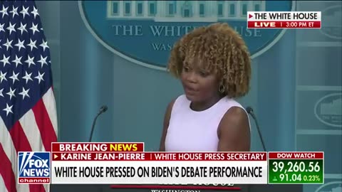Karine Jean-Pierre grilled on whether the White House is hiding info about Biden's health