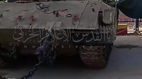 Palestinians published a video of the captured Israeli military base in Nahal Oz.