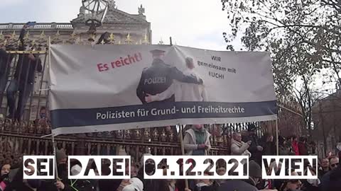 Aufruf der "Polizisten für Grund- und Freiheitsrechte" zur Wien-Demo am 4.12.
