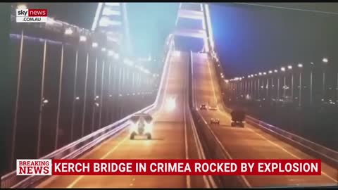Kerch bridge explosion kills at least three people