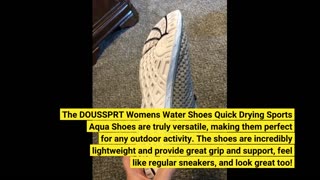 Real Feedback: DOUSSPRT Women's Water Shoes Quick Drying Sports Aqua Shoes