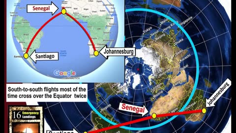 25 Flat Earth Flight Route Maps - SHOCKING