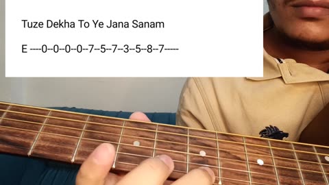 DDLJ Guitar Tabs