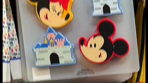 Disney Parks Mickey and Minnie Mouse and Castles Bag Clips #shorts