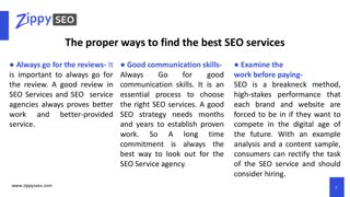 Find The Best Service Of SEO With Zippy SEO