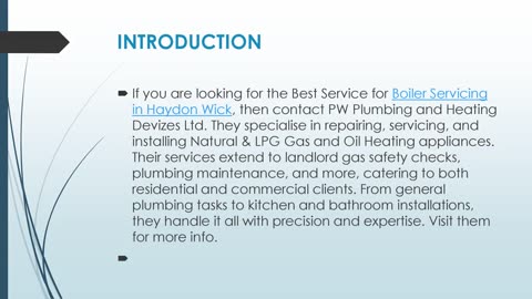 Get The Best Boiler Servicing in Haydon Wick.