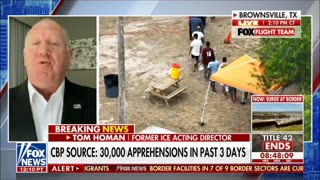 Ex-ICE Boss Tom Homan Calls Biden's Border Policy Incompetence at Highest Level