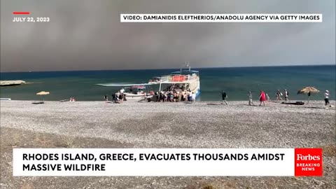 Forbes Breaking News Tourists Are Evacuated From Rhodes Island, Greece, Amidst Massive Wildfires