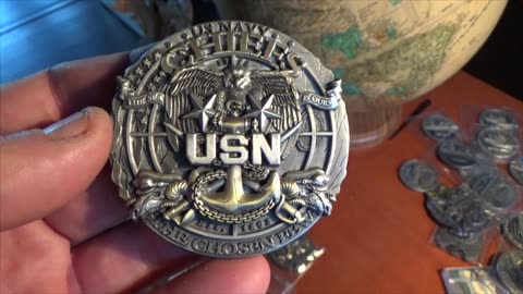 US Navy Master Chief Custom Engraved Collectible Challenge Coin