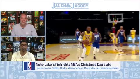 Jalen Rose reacts to Nets-Lakers Christmas Day matchup: ‘It’s going to be nasty!’ | Jalen & Jacoby