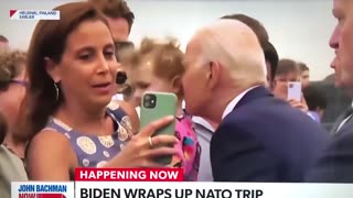 OL' MOTORBOATIN' BIDEN: Joe Gets Incredibly Creepy With Toddler on the Tarmac in Finland [WATCH]