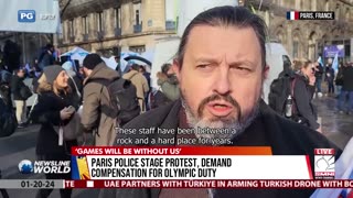 Paris police stage protest, demand compensation for Olympic duty