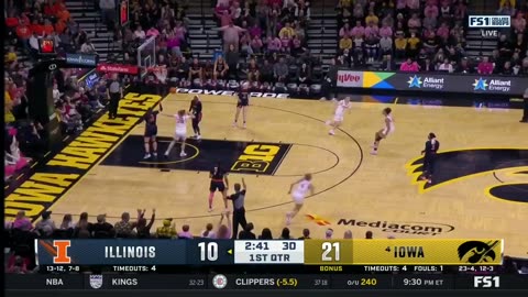 Kylie Feuerbach Rains Threes! Lights Out from Beyond the Arc | Iowa Highlights #NCAAWBB