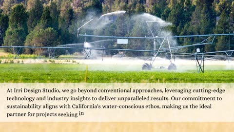 Irrigation Design Consultants California: Sustainable Solutions for Efficient Water Management