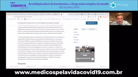 As múltiplas funções da ivermectina apresentadas pelo Dr Flávio Cadegiani