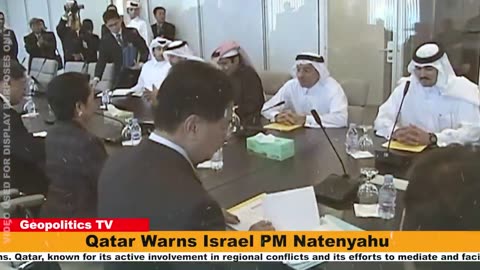 Qatar warns Natanyahu