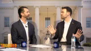 Jack Posobiec tells Donald Trump Jr about his Biden deepfake: "I'm starting a conversation."