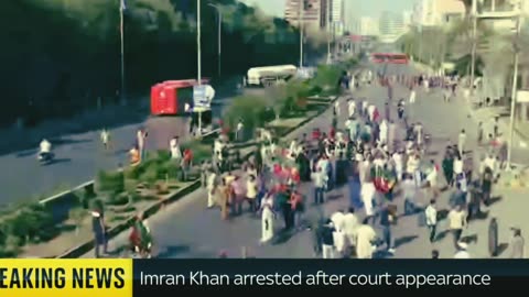 Pakistan news Protests started after Ex-PM Imran Khan got Arrested .