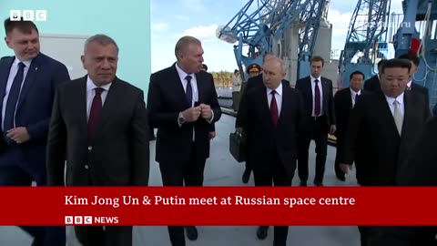 North Korean leader Kim Jong Un meets Russia's President Putin - BBC News