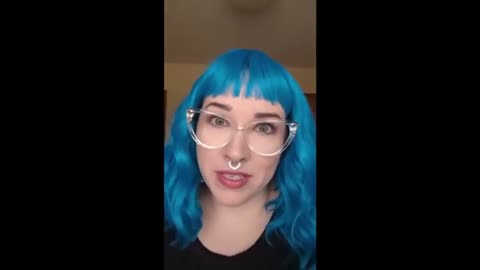 Blue haired 'woke' woman's requirements for her man