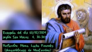 Evangelio del día 03/03/2024 según San Marcos 6, 30-34 - Pbro. Lucho Ferrés