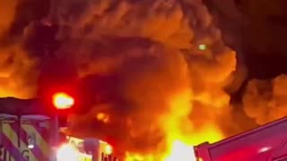 Multiple Oil tanker trucks have caught on fire with reports of large explosions taking place