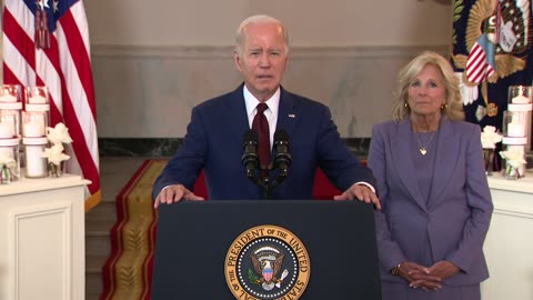 Biden urges gun safety laws, tallies 650 mass shootings and 40,000 gun-related deaths since Uvalde