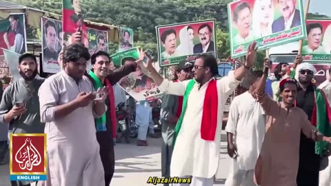 Thousands of Pakistan's imprisoned ex-PM Imran Khan's supporters rally demanding his release