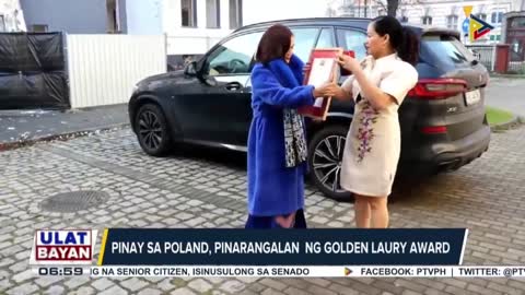 Pinay sa Poland, pinarangalan ng Golden Laurel Award