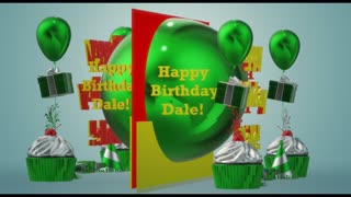 Happy Birthday 3D - Happy Birthday Dale - Happy Birthday To You - Happy Birthday Song