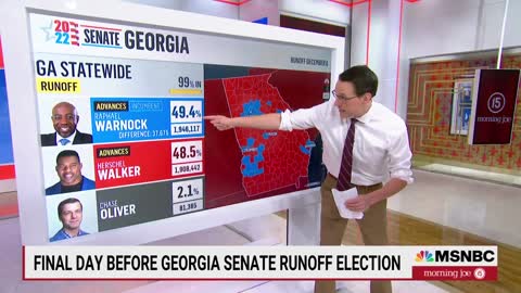 Steve Kornacki: 'Good Judgment' Question Could Factor Into Georgia Runoff
