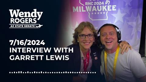 Wendy Rogers Interview w/ Garrett Lewis at the 2024 RNC Convention