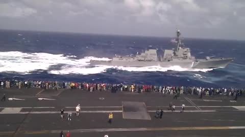 DDG-105 takes a nose-dive