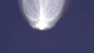 Rocket hits the firmament and ricochets off