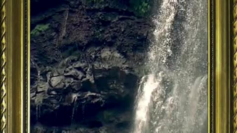 Risky Dive Near Breathtaking Waterfall