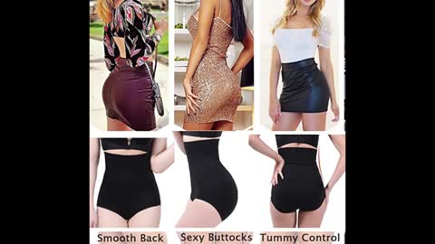 Queen diary Thong Shapewear High Waisted Tummy Control Panty for Women Body Shaper