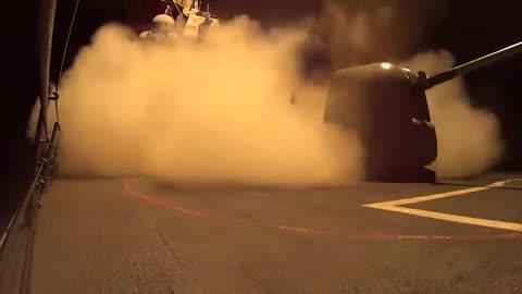 USS Arleigh Burke launches Tomahawk Land Attack Missiles to combat ISIL U.S. Navy
