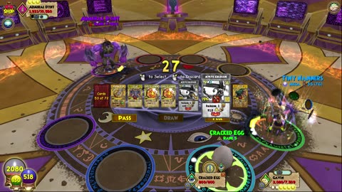 Wizard101 Battle with Admiral Dynt in Empyrea (in Nimbus Citadel)